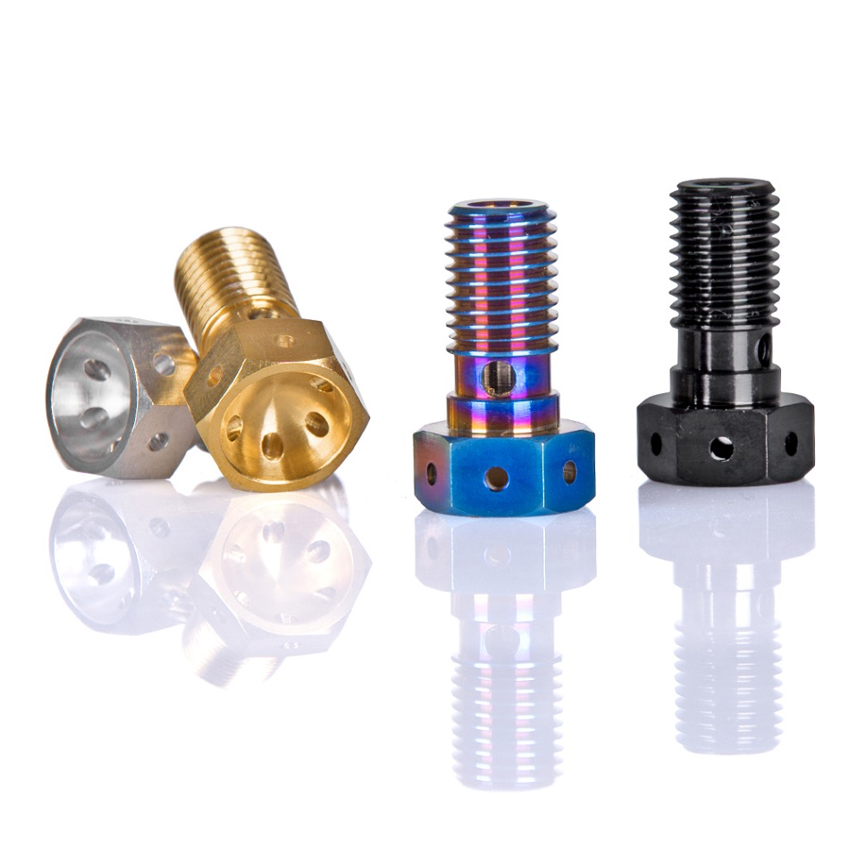 M10x1.25 Titanium Motorcycle Brake Disc Bolts from China manufacturer